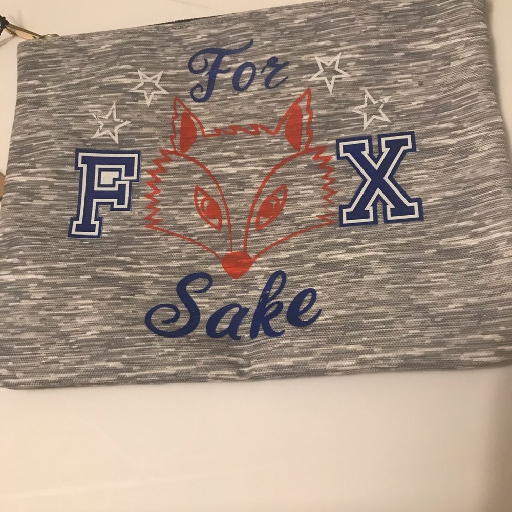 For Fox Sake cosmetic bag